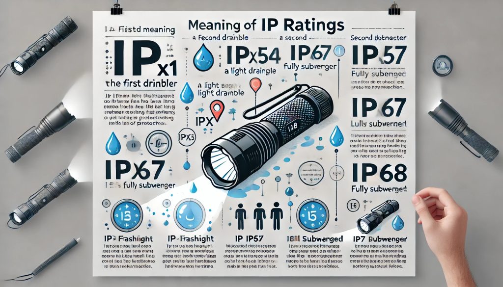 Decoding Durability: Understanding IP Ratings for Waterproof and Dustproof Flashlights