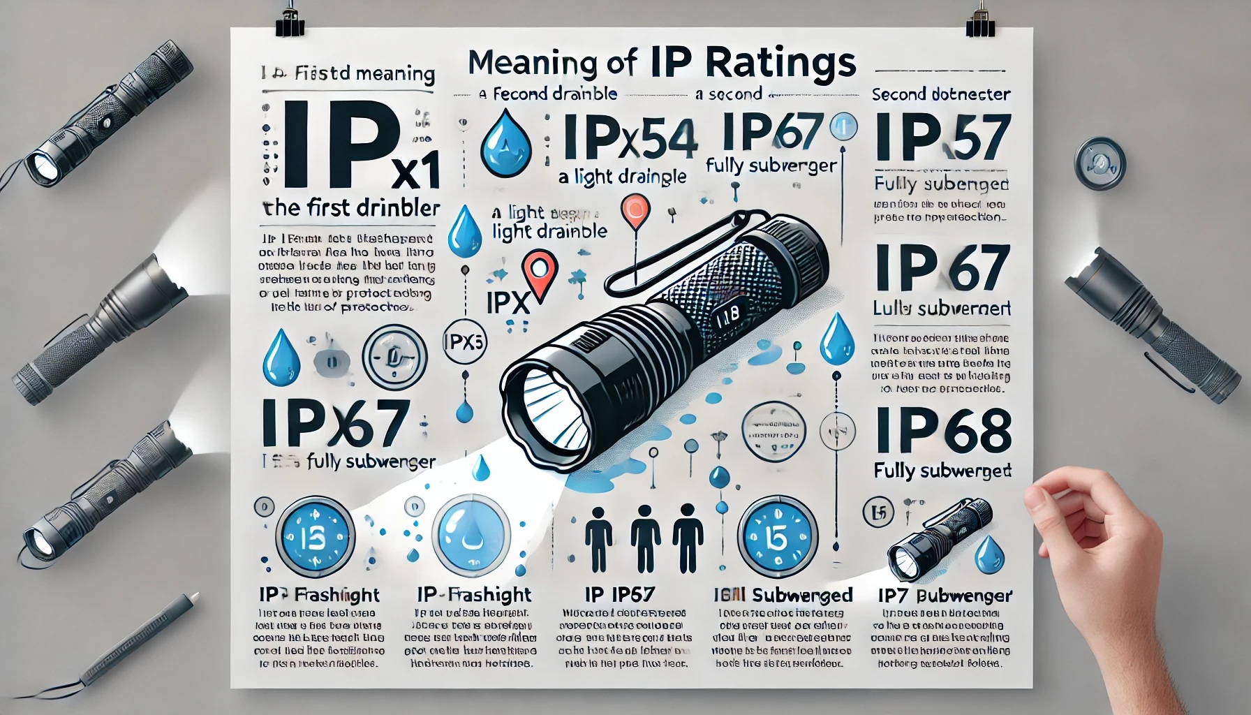 Decoding Durability: Understanding IP Ratings for Waterproof and Dustproof Flashlights Decoding Durability: Understanding IP Ratings for Waterproof and Dustproof Flashlights